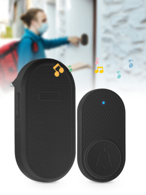 KERUI Wireless Home Doorbell Chimes Plug&Play Plugin Receiver Volume Door Bell