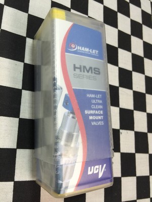 Ham-Let Surface Mount Valve, HMS Series HMS204VKLD, HMS20-4VKLQ, #113E