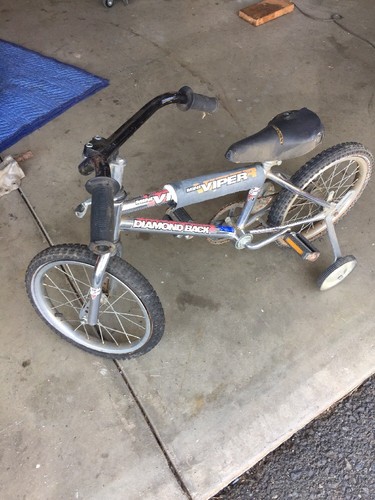 OLD SCHOOL Diamondback MINI Viper 12’’ WHEELS BMX Bike BICYCLE Chrome