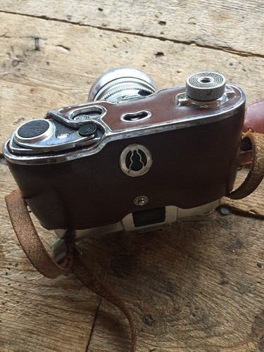 Vintage Kodak Reflex lll With Leather Case