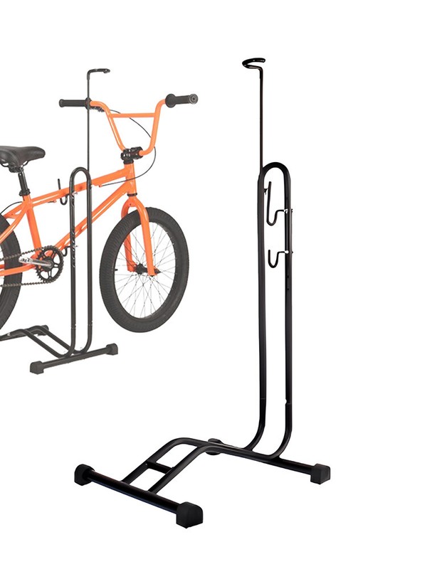 Bicycle Storage Floor Rack Bike Freestanding Display Holder Stand Garage Home
