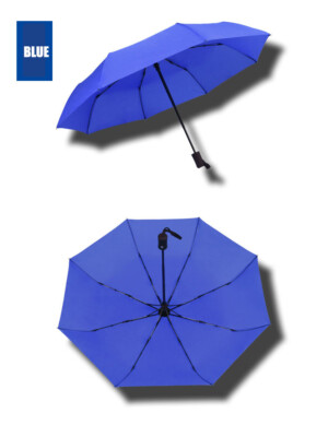 11'' Automatic Open Close Umbrella Anti-UV Rain Wind Travel Compact Men / Women