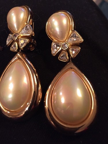 【未使用】PEARL J'ADIOR DANGLE EARRINGS　ピアス Christian Dior J'adore Crystal Faux Pearl Drop Earrings | eBay