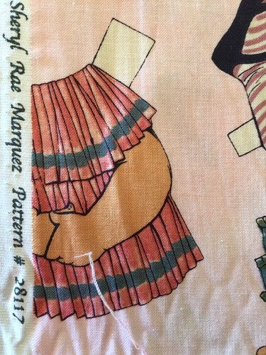 Windham Fabric Paper Dolls Sheryl Rae Martinez on pink #28117 18 inches yardage