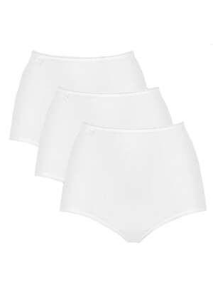 Sloggi 24/7 Microfibre 3 PACK Maxi Full Brief Stretch Breathable Plus Lingerie