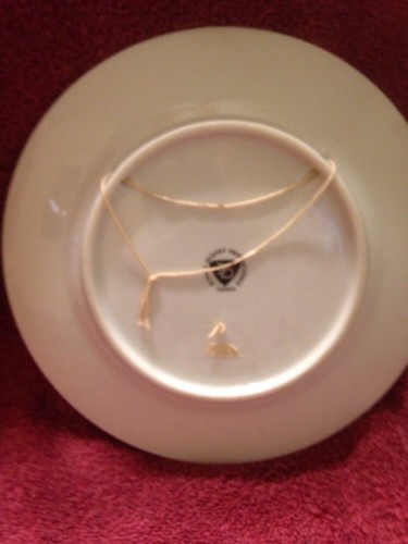 Walt Disney World 1970's Rare Vintage Gold CINDERELLA CASTLE Collector Plate