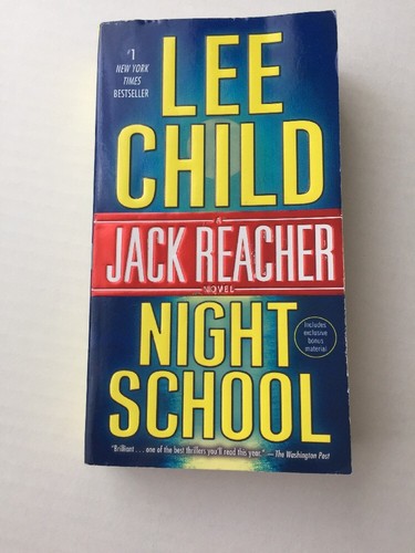 Lot of 3 Lee Child Books- Night School- Bad Luck and Trouble- 61 Hours
