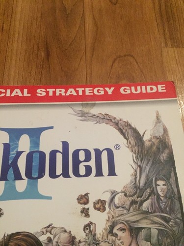 Suikoden II 2 Strategy Guide Playstation PS1 Very Good Official Prima