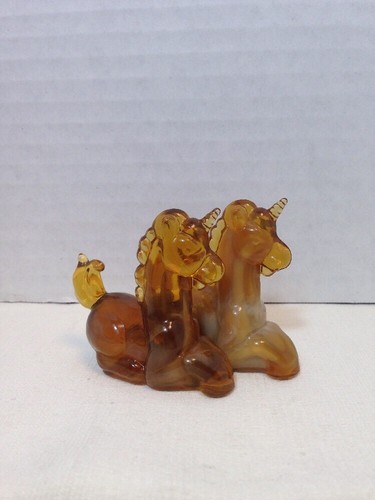 Lot Of 2 Boyd Glass LUCKY the UNICORN #2