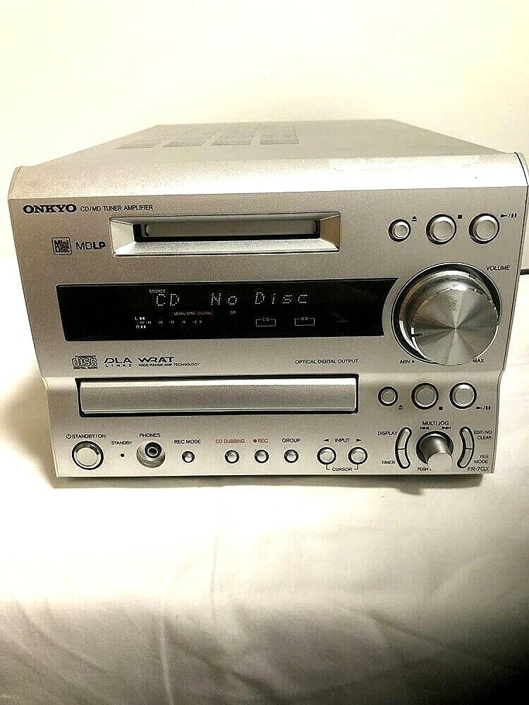 ラジオ・コンポ ONKYO CD/MD TUNER AMPLIER FR - V7 ラジオ・コンポ ONKYO CD/MD TUNER AMPLIER FR - V7 ONKYO CD/MD