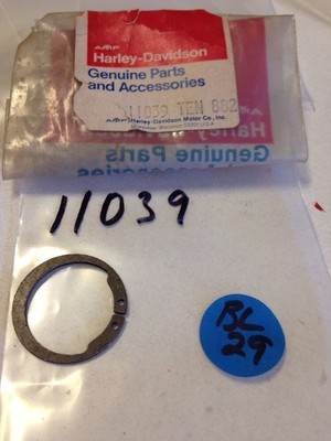 HARLEY DAVIDSON PN 11039 SNAP  RING sold each