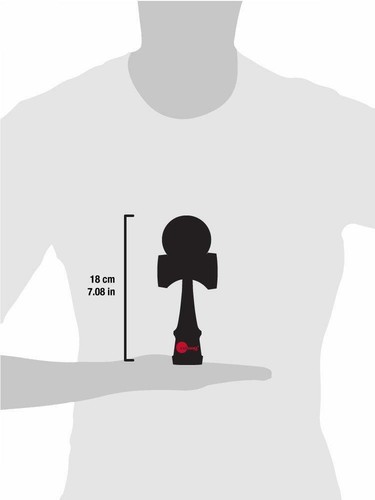 Kendama USA - Kaizen Half Split - Red & Yellow - Silk Matte