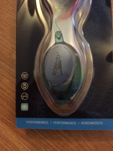 NEW Speedo Vanquisher 2.0 Plus Mirrored Goggles go fit RAINBOW MULTI-COLOR