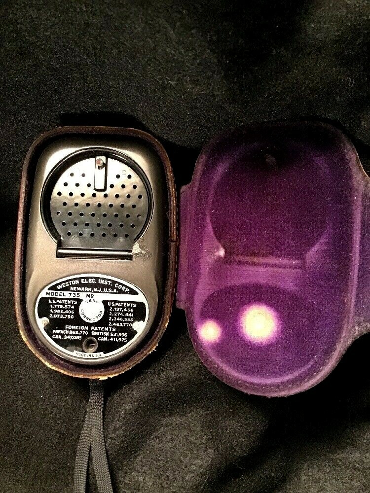 Vintage WESTON Master II- Universal Exposure Meter- Model 735 No.5020863- w/Case