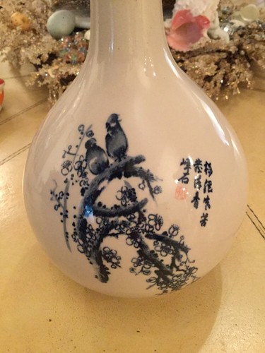 ANTIQUE 19 Th Century Rare Markings Large Chinese Porcelain Marked Vase