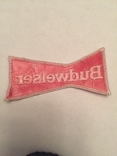 Vintage Embroidered Uniform Patch Budweiser Beer 3 3/4