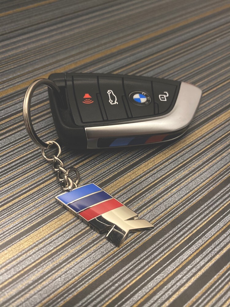 小物 Kith for BMW Keyring Vitality Kith for BMW Leather Keychain - Vitality