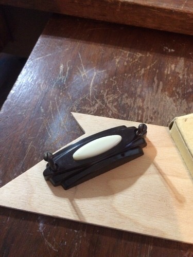 Vintage  PUSH BUTTON Door Bell origibal Box and screws New Old Stock