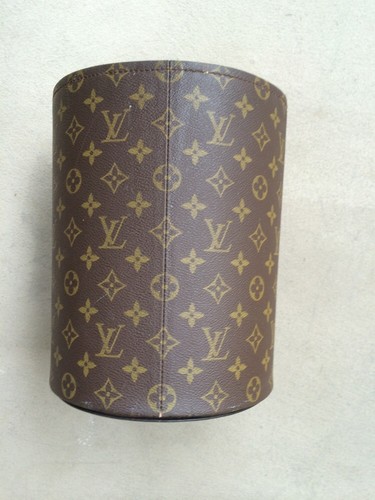 Louis Vuitton Extremely Rare wastebasket From 1970's desk set