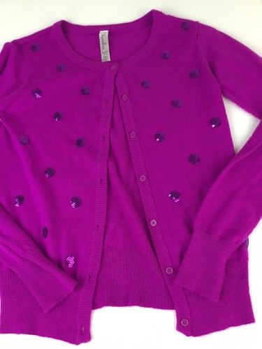 Girls Cherokee Cardigan Sweater Size 14 Pink