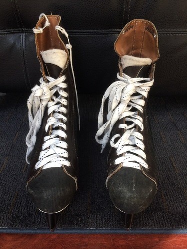 CCM Tacks Ice Hockey Skates Tuuk 379 Blades EO 2436 B Sz 8.5 Narrow Fit