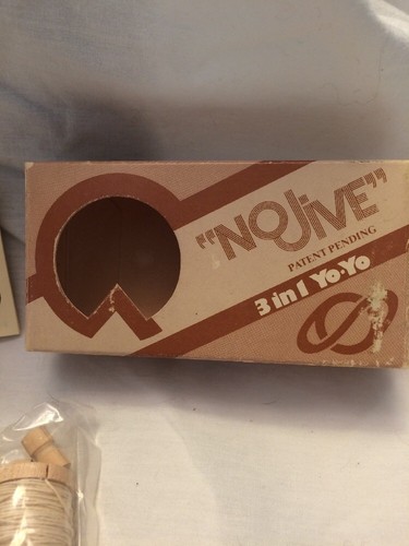TOM KUHN NO JIVE 3 IN 1 WOODEN YO YO IN ORIGINAL BOX