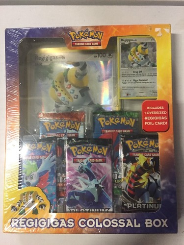 Pokemon Regigigas Colossal Box Gift Set. Promo, Boosters Pokemon Regigigas Colossal Box Gift Set. Promo, Boosters