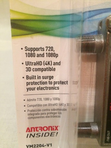 Legrand - On-Q VM2204-V1 4 Way Digital Cable Splitter Professional Grade