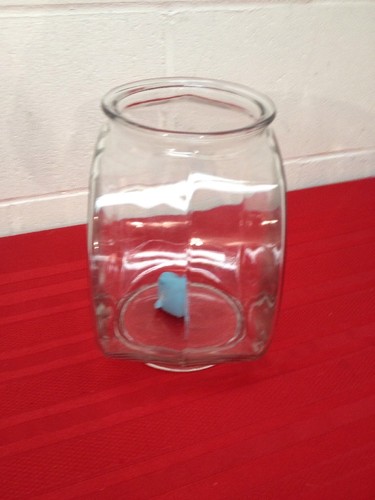 Glass Fish Tank - Drum Shaped Bowl Plant Terrarium Container 8.5