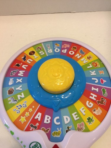 Leapfrog Alphazoo Spinner ABC Alphabet Letter  Spin Baby Toy Educational