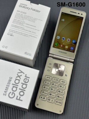 Unlocked Samsung Galaxy Folder G1600 Dual SIM LTE Flip SmartPhone  Sealed in BOX