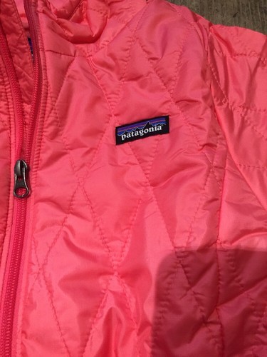 Patagonia Girls' Nano Puff Jacket Winter Coat Indy Pink XL 14 NWT