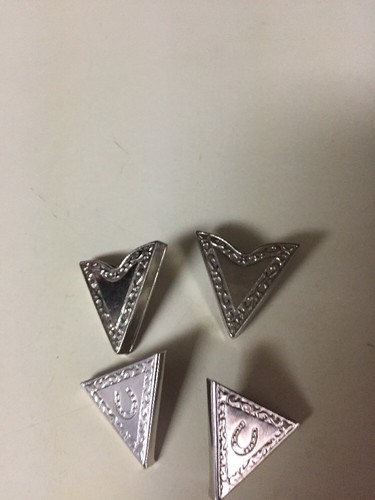 vintage western style button covers, western Horse Show Heart Pearl