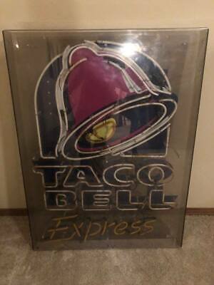 TACO BELL EXPRESS ADVERTISING NEON SIGN RETAIL STORE DISPLAY ONLY
