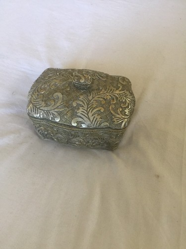 Vintage Silver Plated  Box