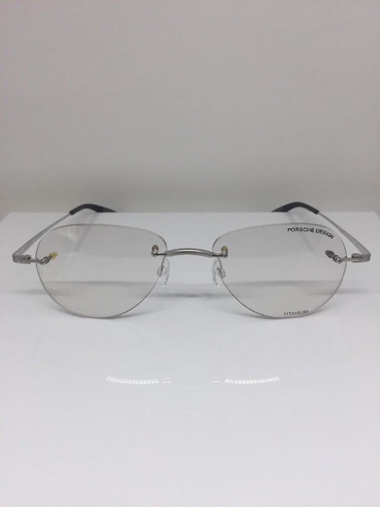 Pre-owned Porsche Design P7003 Titanium Eyeglasses C. C Silver P 7003 Optical 52-17mm In Clear Demo Lenses