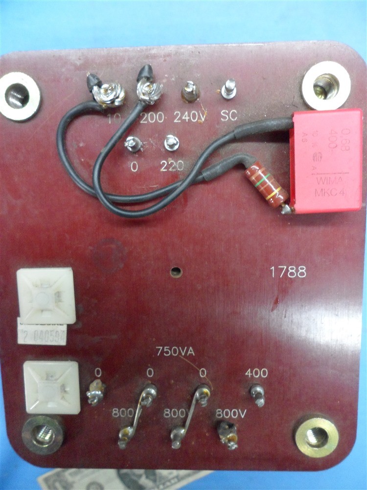 J M CLARKE TRANSFORMER 2040594 1788 200-220-240V PRI 3-800V 1-400V SEC 750VA