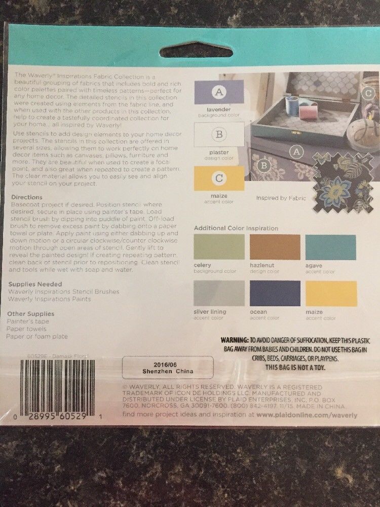 NEW Waverly Inspirations Laser Stencil 6