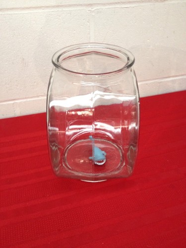 Glass Fish Tank - Drum Shaped Bowl Plant Terrarium Container 8.5