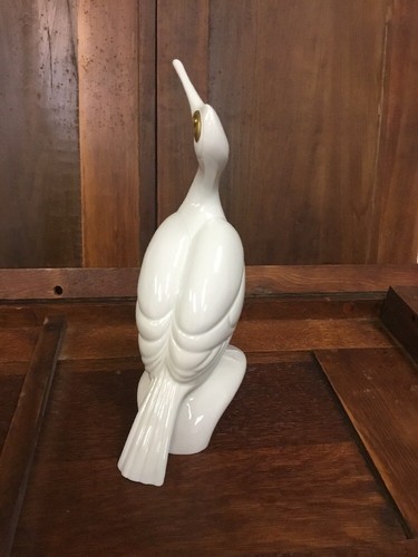 Vintage Royal Dux bird Original Foil Sticker Signed And Numbered