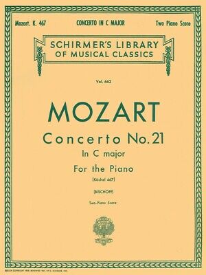 Mozart Concerto No. 21 in C K.467 Sheet Music 2 Pianos NEW 050255950