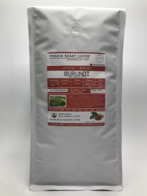 8oz/5lb - Burundi   Africa   Premium Fresh Roasted To Order Coffee