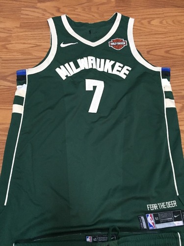 Thon Maker Milwaukee Bucks Game Used Worn Playoff Jersey Uniform Game 7 Team COA