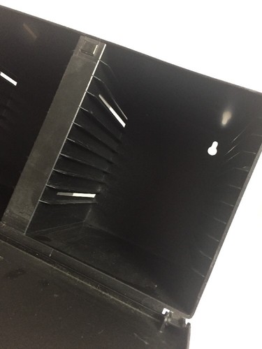 Alpha Compact Disc 30 CD Storage Wall Mount Plastic Case w/Door