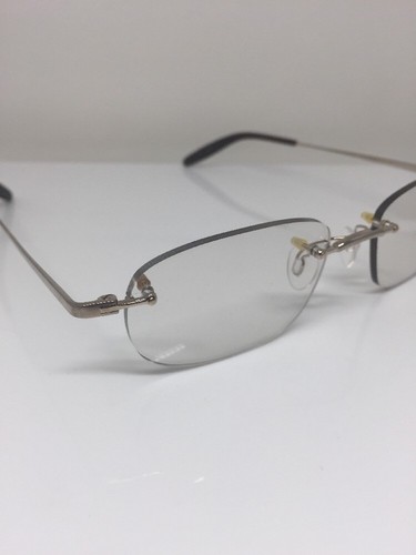 Pre-owned Porsche Design P7004 Eyeglasses C. A Satin Gold P 7004 Optical Eyewear 50mm In Clear Demo Lenses