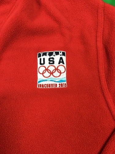 Nike Fit Vancouver 2013 Team USA Winter Olympics Pullover Fleece Jacket Womens L
