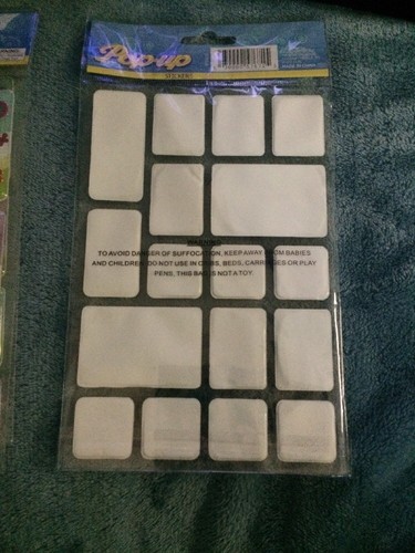 Lot Of 3 Sets Of 17 Pop-Up 3D Stickers 51 stickers Total Flowers ?? Butterflies