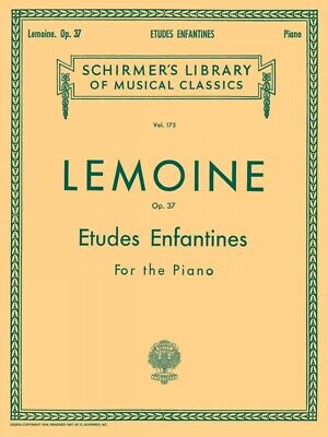 Henry Lemoine Etudes Enfantines Op 37 Piano Solo Sheet Music Book 050253240