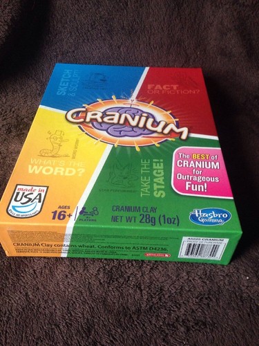 Cranium Best Of Party Game 400 Challenges 2013 Sketch Sculpt Clay Draw Sealed