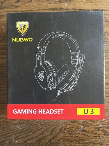 NUBWO U 3 Gaming Headset with Microphone PC Console Phone Power Clarity Comfort